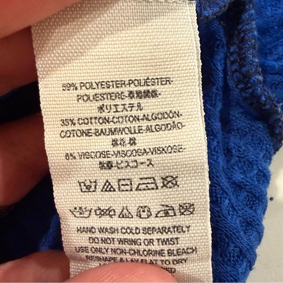 Free People We The Free Dahlia Thermal Waffle Knit Bell Sleeve Top Women’s Small - Picture 8 of 9